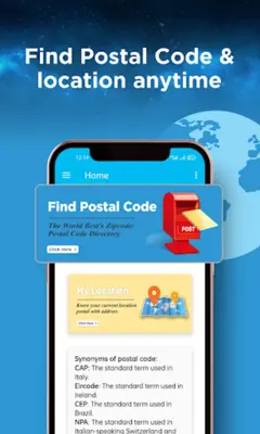 Country Zipcode android App screenshot 1